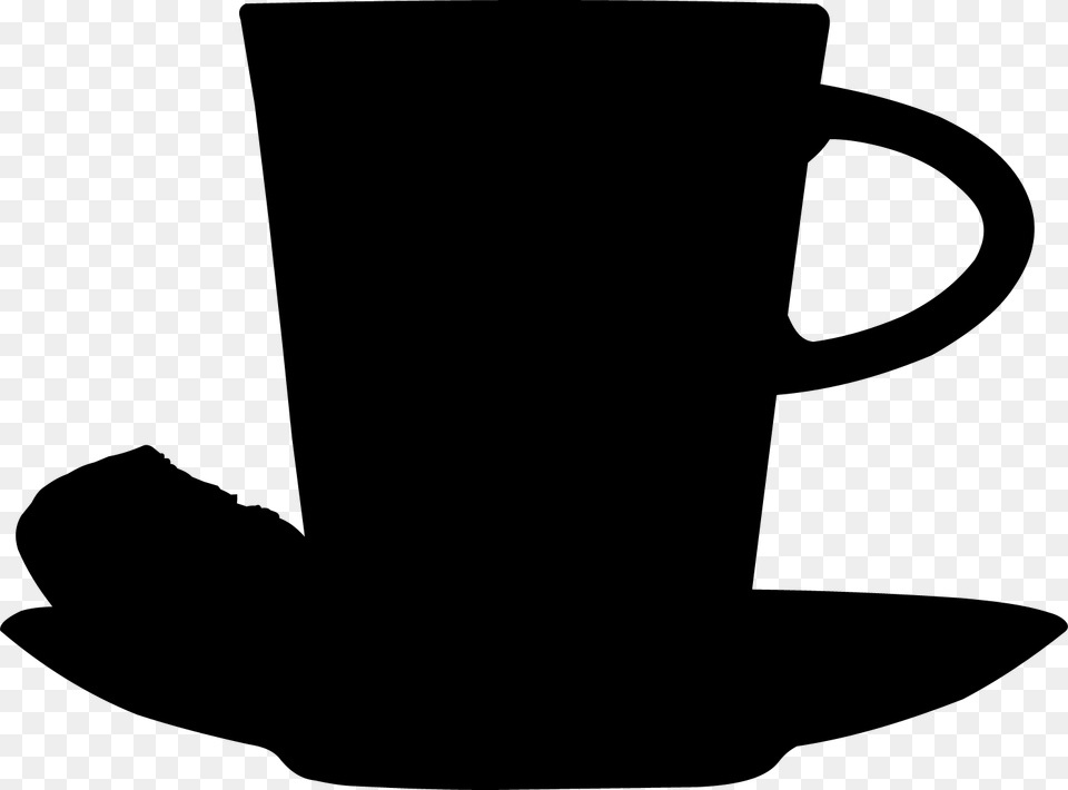 Tea Silhouette Coffee Cup, Symbol Free Png Download