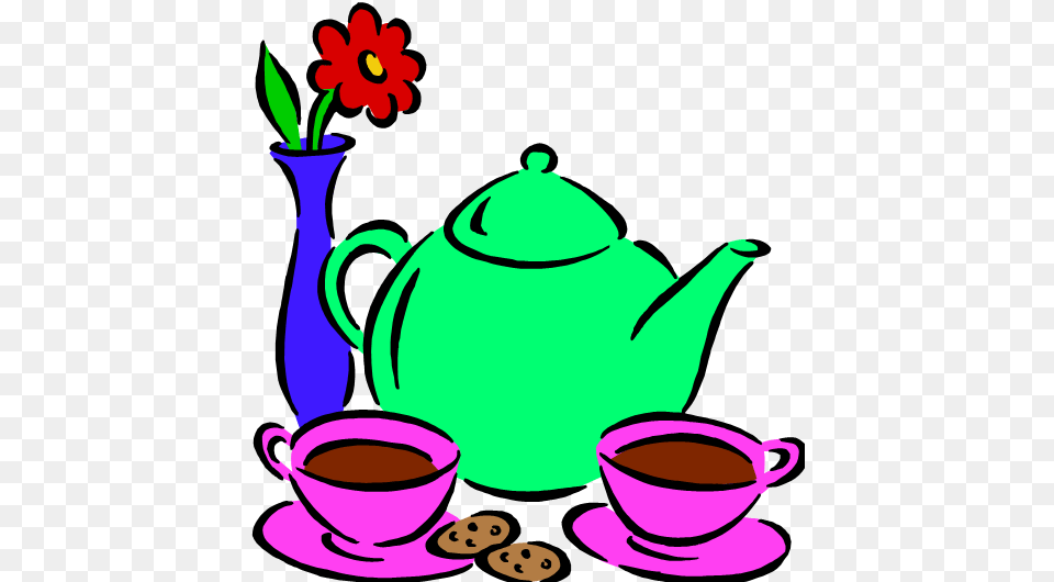 Tea Time Clip Art, Cookware, Pottery, Pot, Teapot Png Image