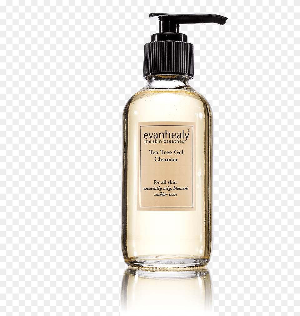 Tea Tree Gel Cleanser Liquid Hand Soap, Bottle, Cosmetics, Perfume, Lotion Png Image