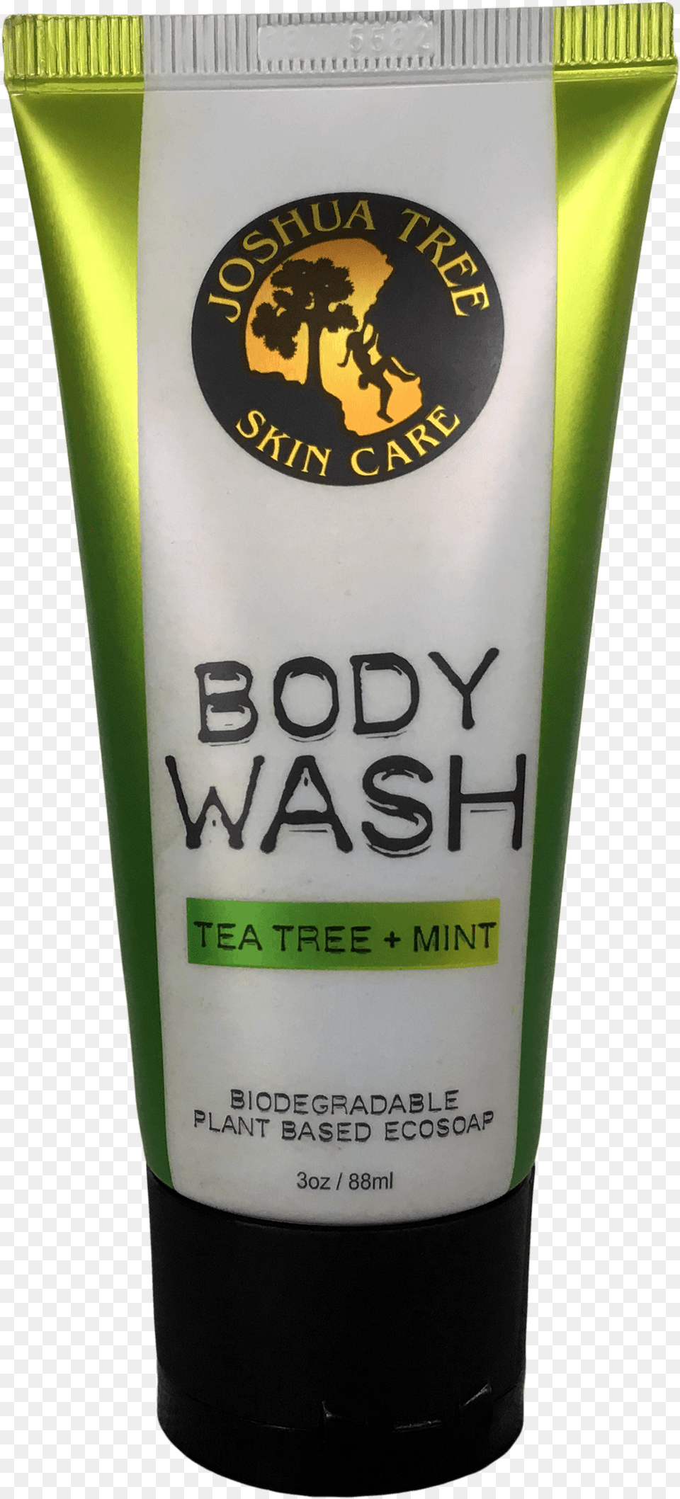Tea Tree Mint Body Wash Joshua Tree Skin Care, Bottle, Aftershave, Can, Tin Free Transparent Png
