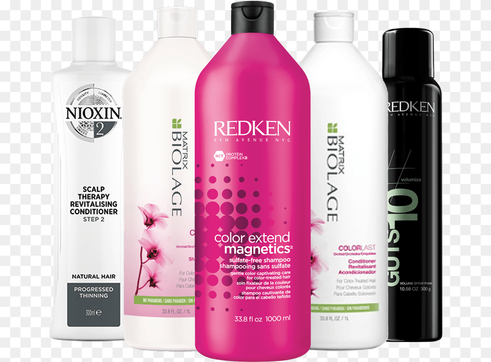 Tea Tree Nioxin Redken Matrix Biolage Products Redken Color Extend Magnetics Shampoo, Bottle, Herbal, Herbs, Plant Free Png