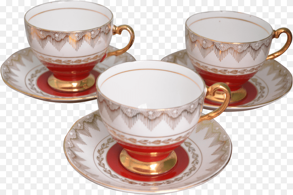 Tea Vintage Tea Cup Set Free Transparent Png