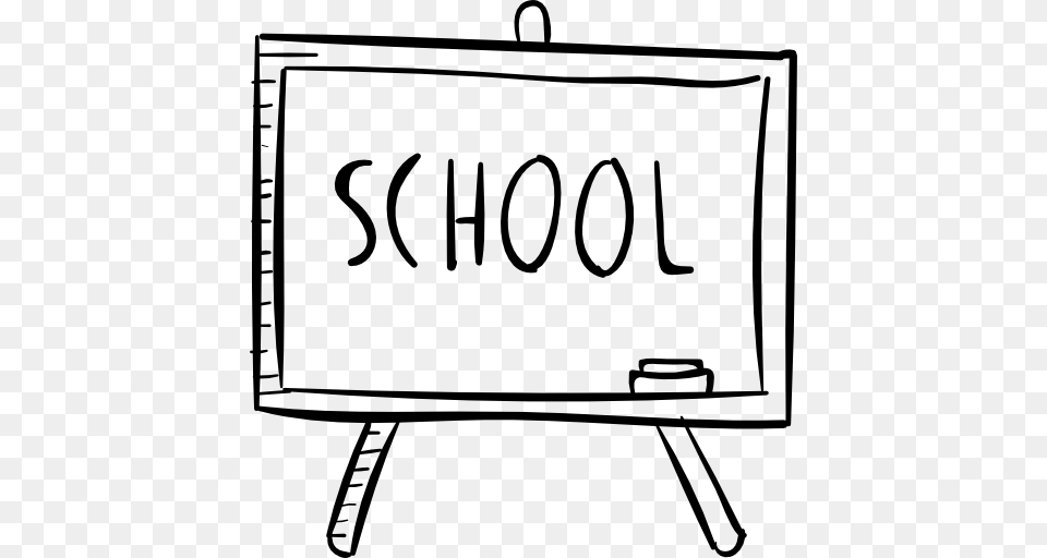 Teach Teacher Education School Material Whiteboard Teaching Icon, Gray Free Transparent Png
