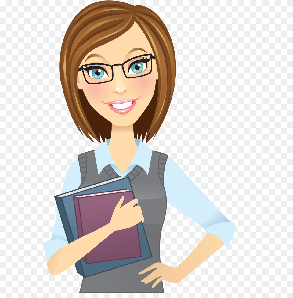 Teacher, Reading, Person, Woman, Female Free Png Download