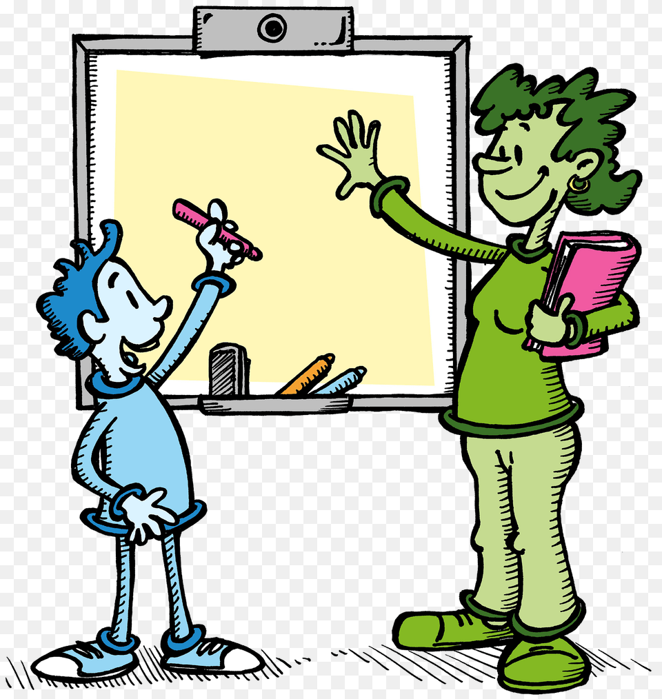 Teacher And Student Clipart, Baby, Person, White Board, Cleaning Png