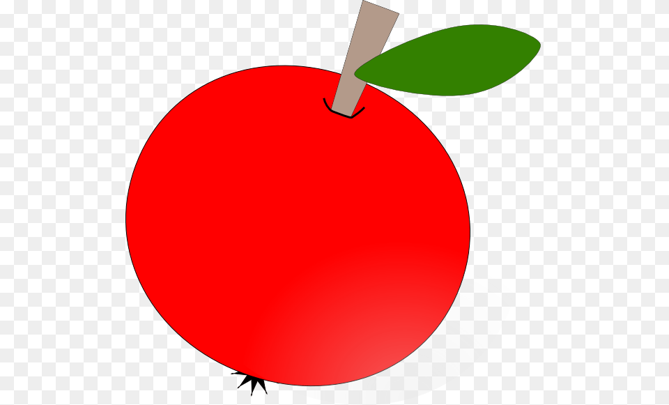 Teacher Apple Clipart Free Round Apple Clipart, Food, Fruit, Plant, Produce Png