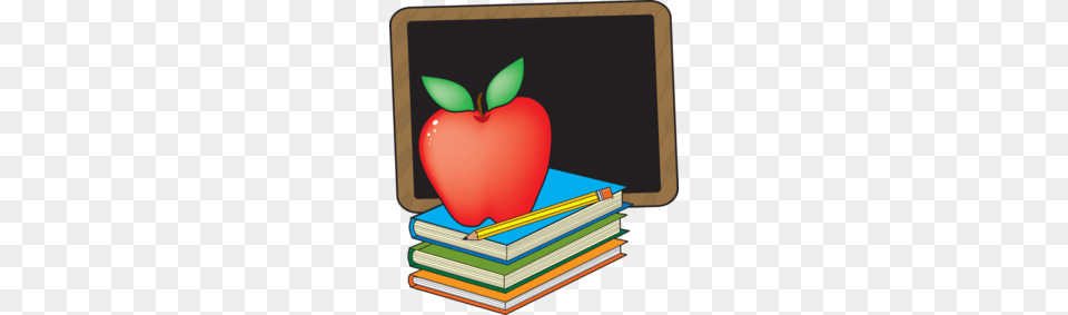 Teacher Clipart Clipart, Book, Publication, Apple, Food Png
