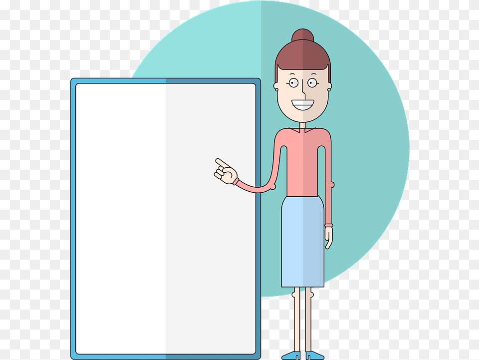 Teacher Clipart Download Divarication Of Recti Causes, White Board, Face, Head, Person Png