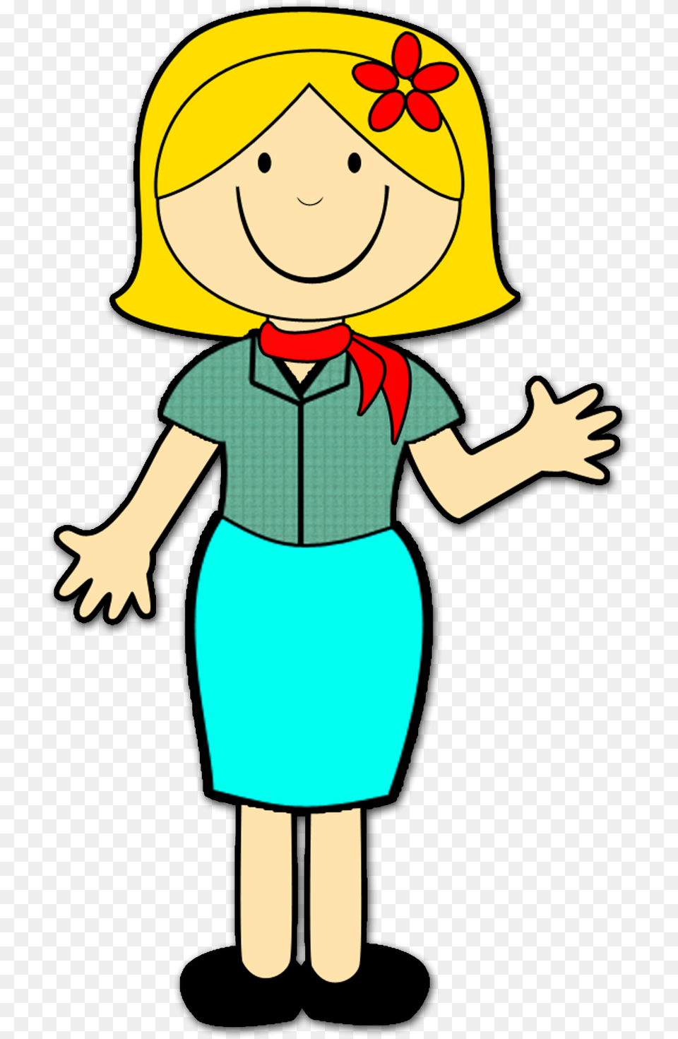 Teacher Clipart Freeuse Dress Clipart Teacher Happy Teacher Clipart, Clothing, Hat, Baby, Person Free Transparent Png