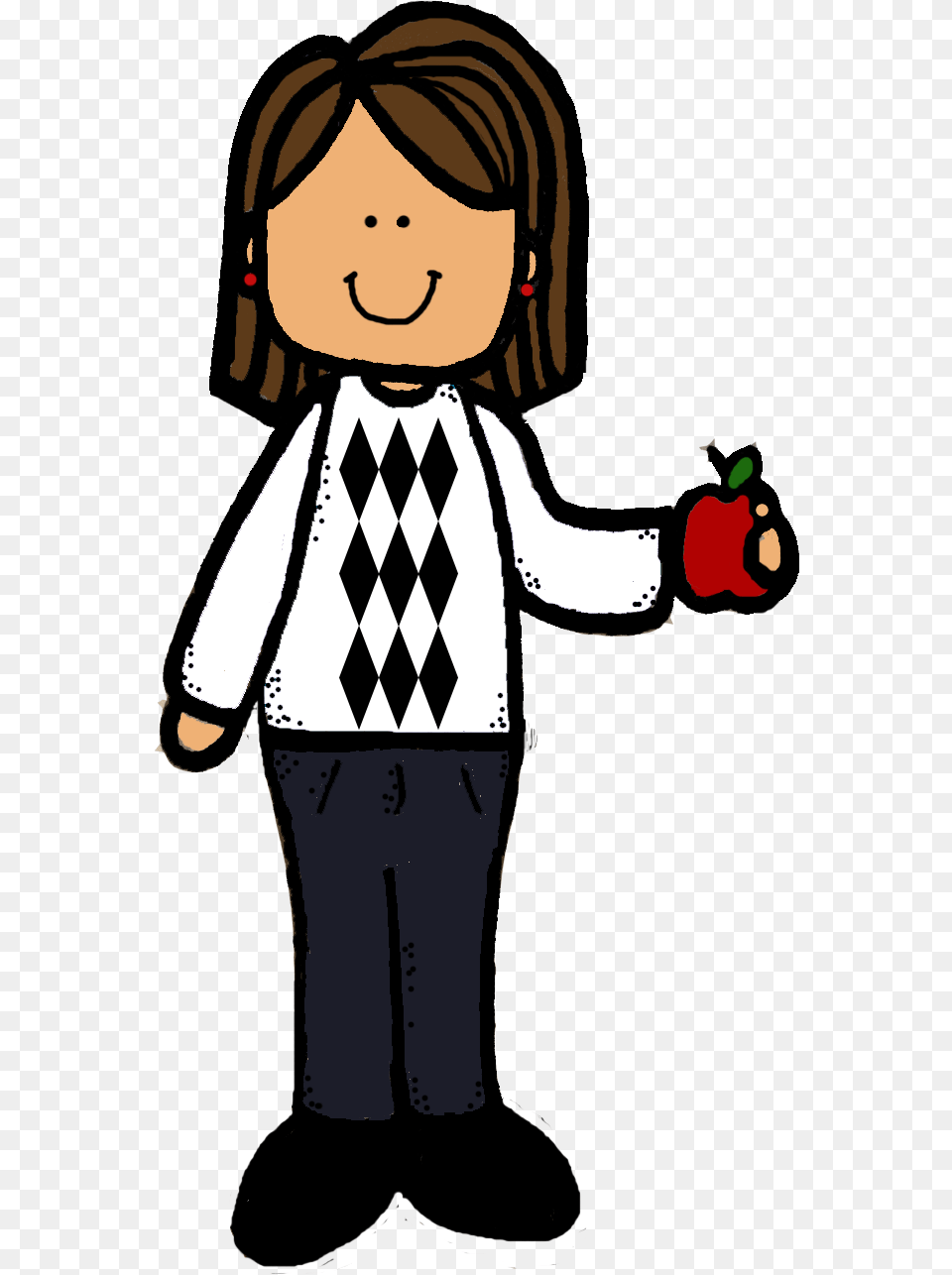Teacher Clipart With Background Clipart Teacher Child, Female, Girl, Person Free Transparent Png