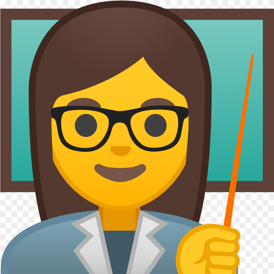 Teacher Emoji, Portrait, Photography, Face, Person Free Png Download
