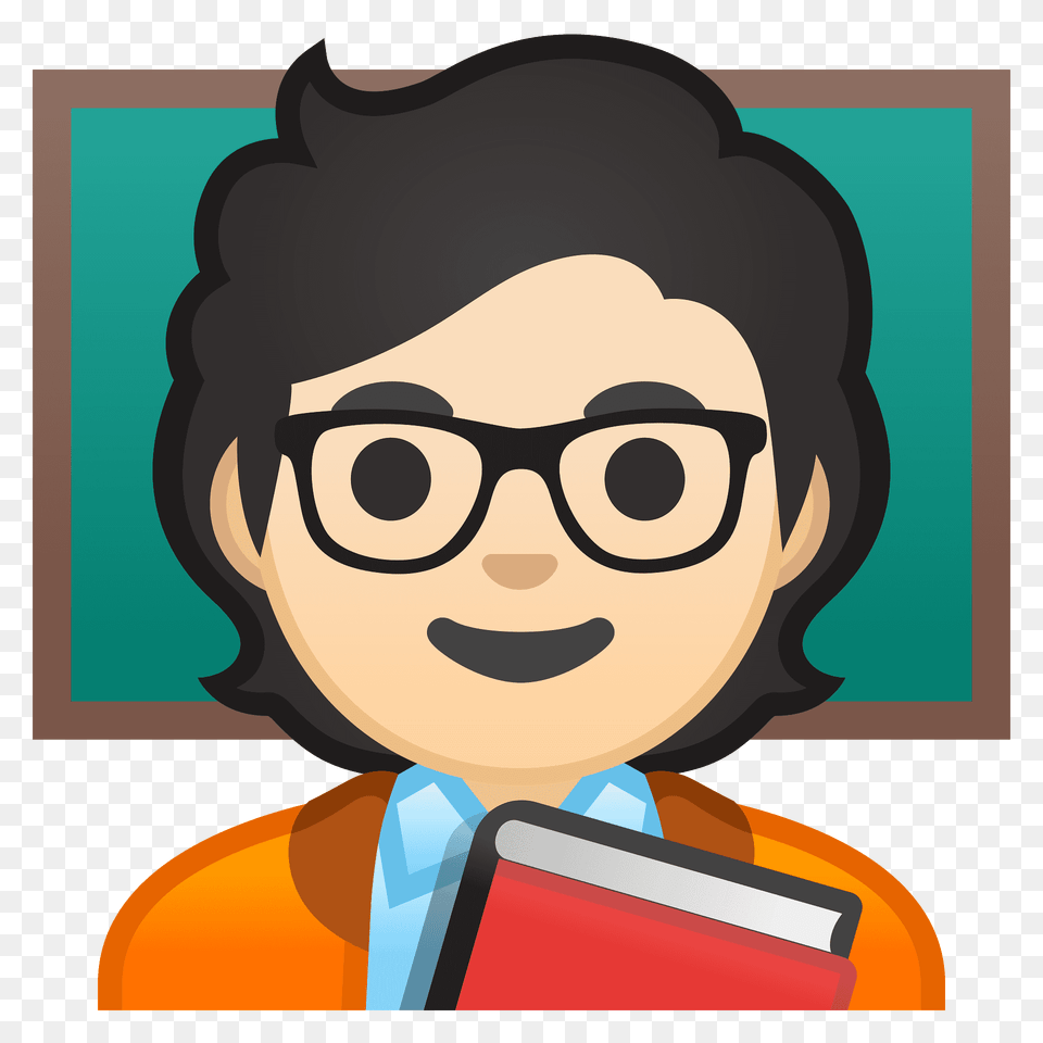 Teacher Emoji Clipart, Accessories, Portrait, Photography, Person Free Transparent Png