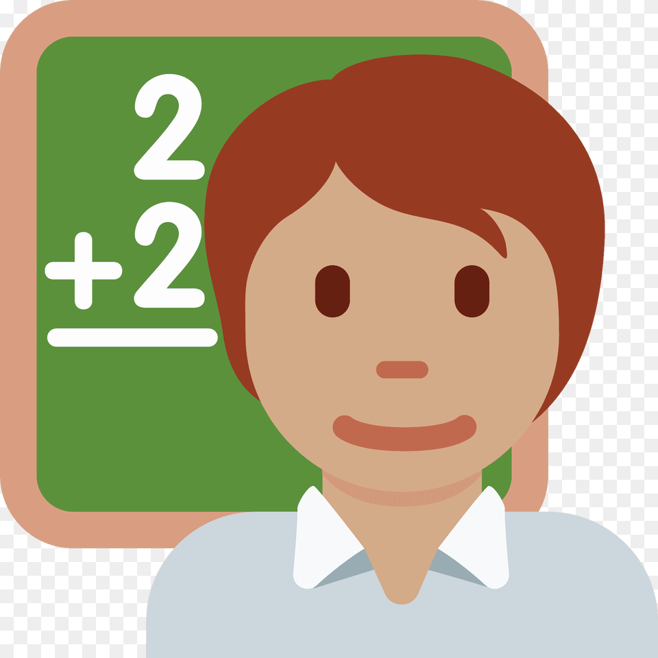 Teacher Emoji Clipart, Text, Number, Symbol, Baby Free Png