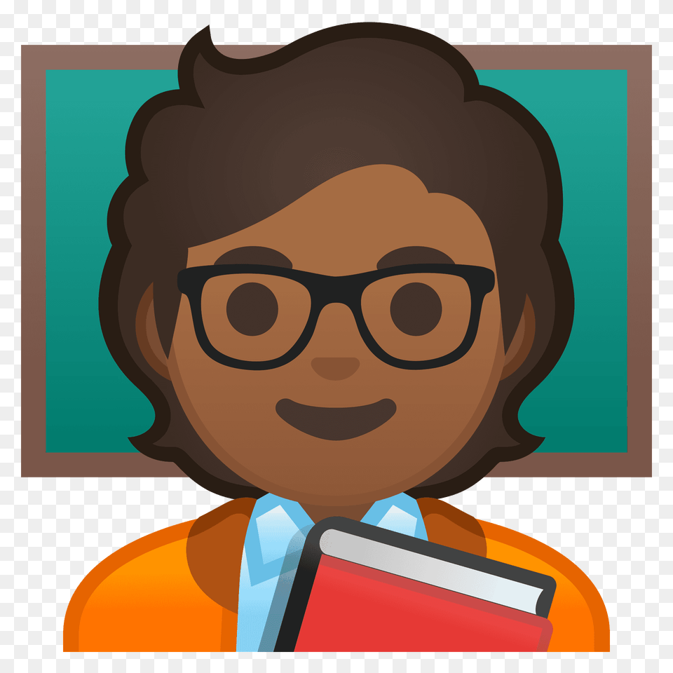 Teacher Emoji Clipart, Accessories, Face, Glasses, Head Free Png