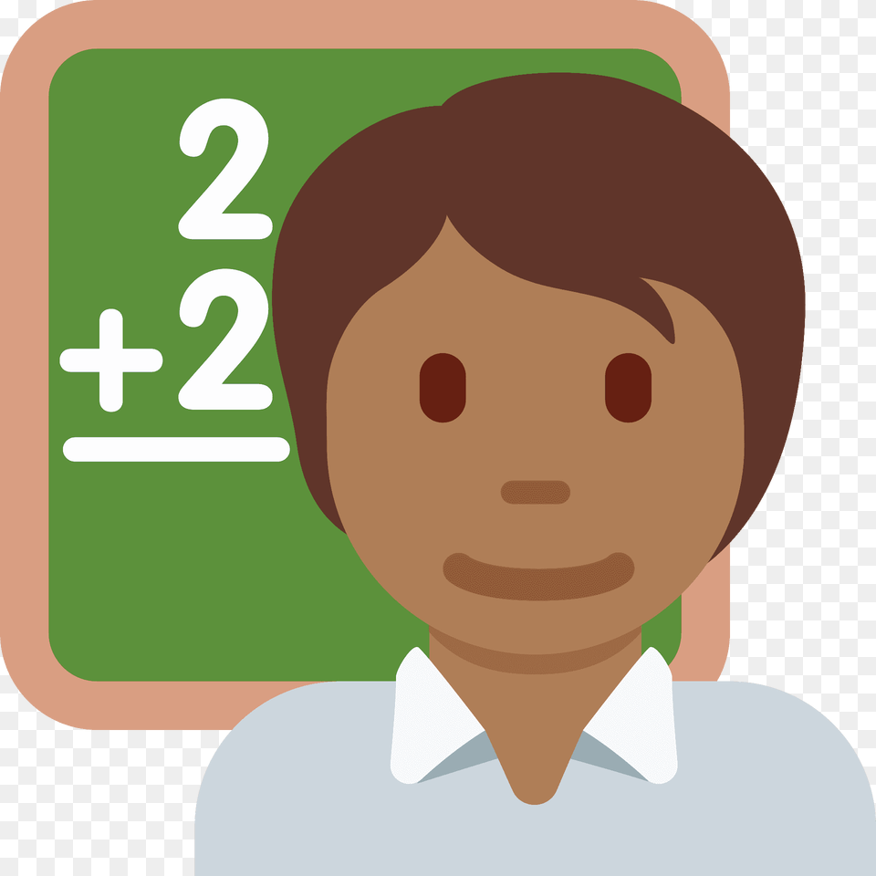 Teacher Emoji Clipart, Text, Number, Person, Symbol Png