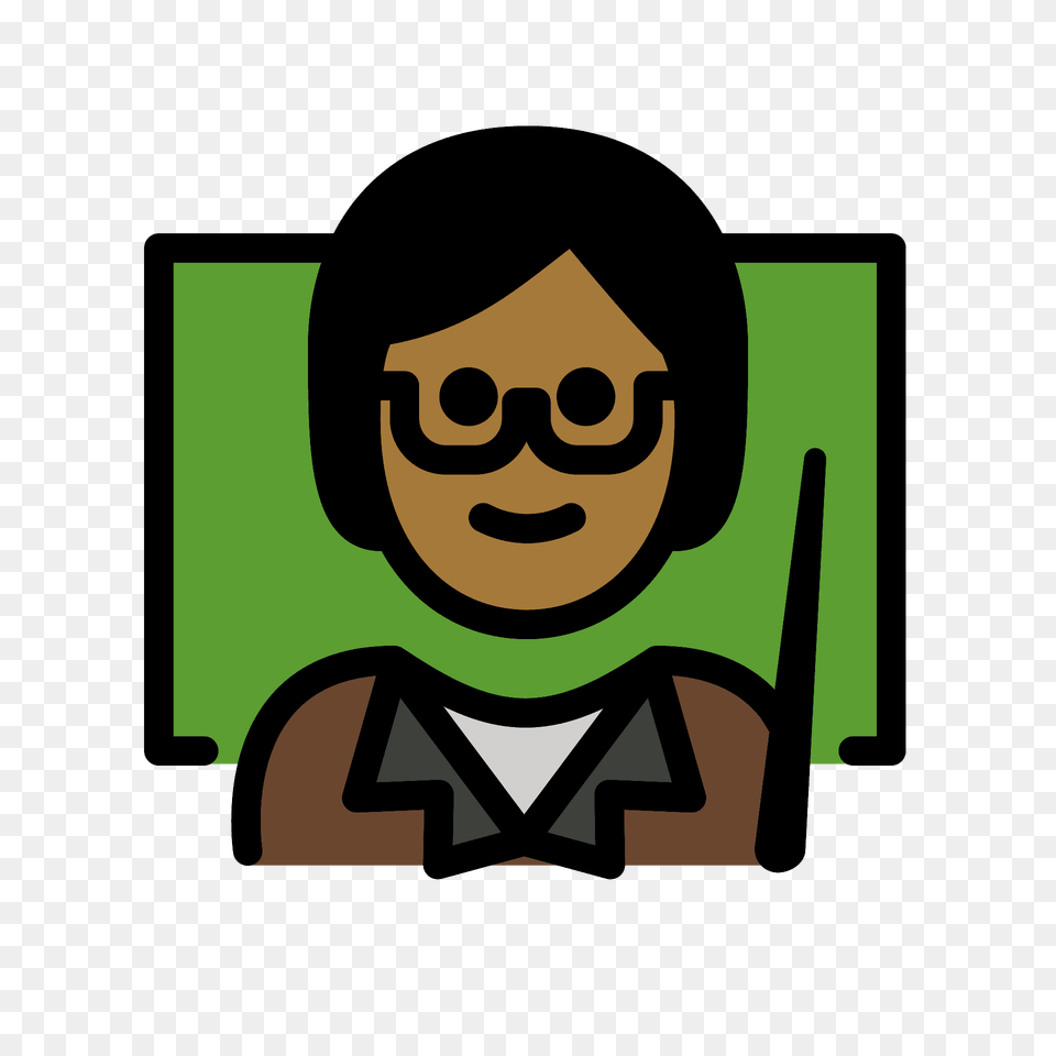 Teacher Emoji Clipart, Face, Head, Logo, Person Free Png