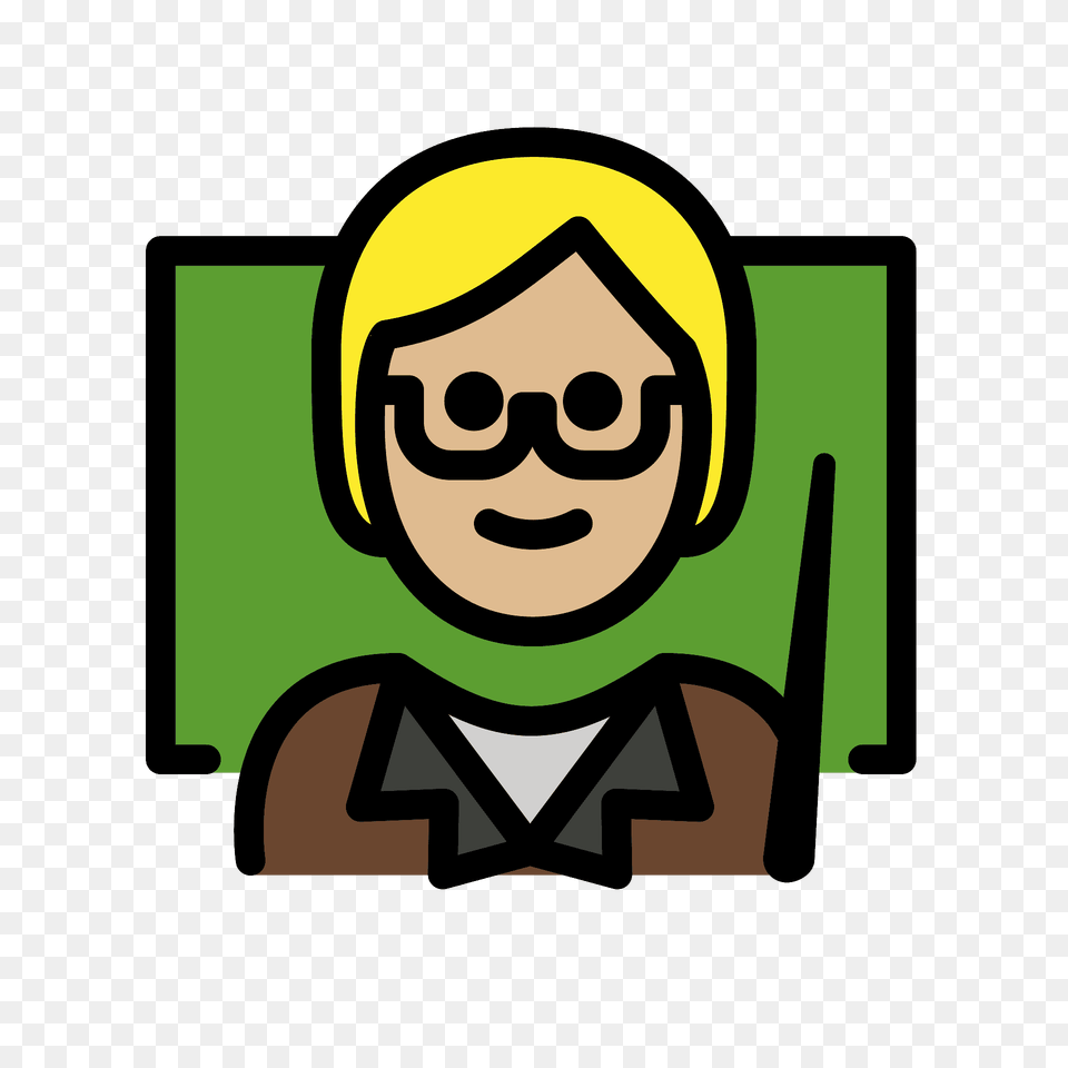 Teacher Emoji Clipart, Logo, Face, Head, Person Free Transparent Png