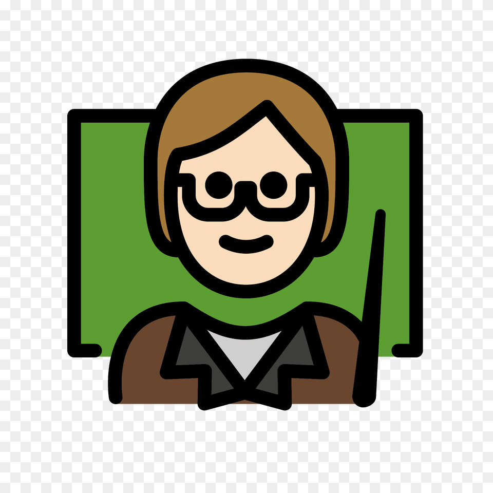 Teacher Emoji Clipart, Logo, Face, Head, Person Png Image