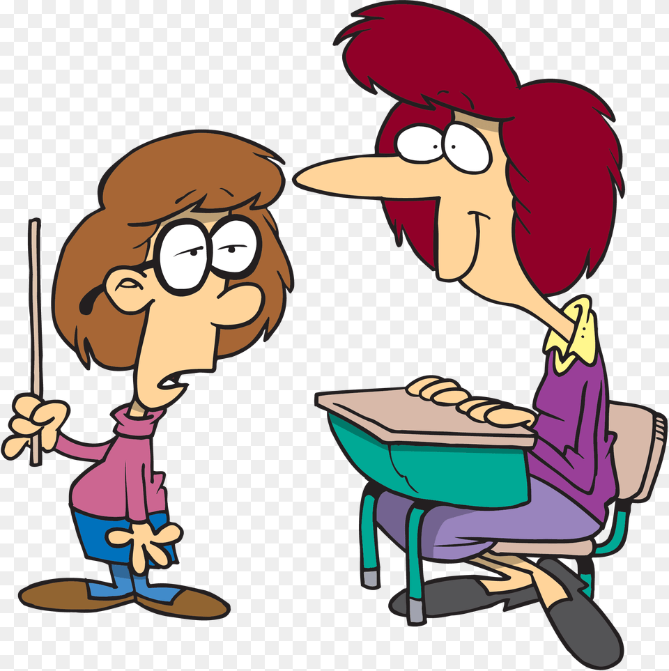 Teacher Helping Student Clipart Clipart Suggest Ploc Student Teaching Clipart, Cartoon, Baby, Person, Book Free Png Download