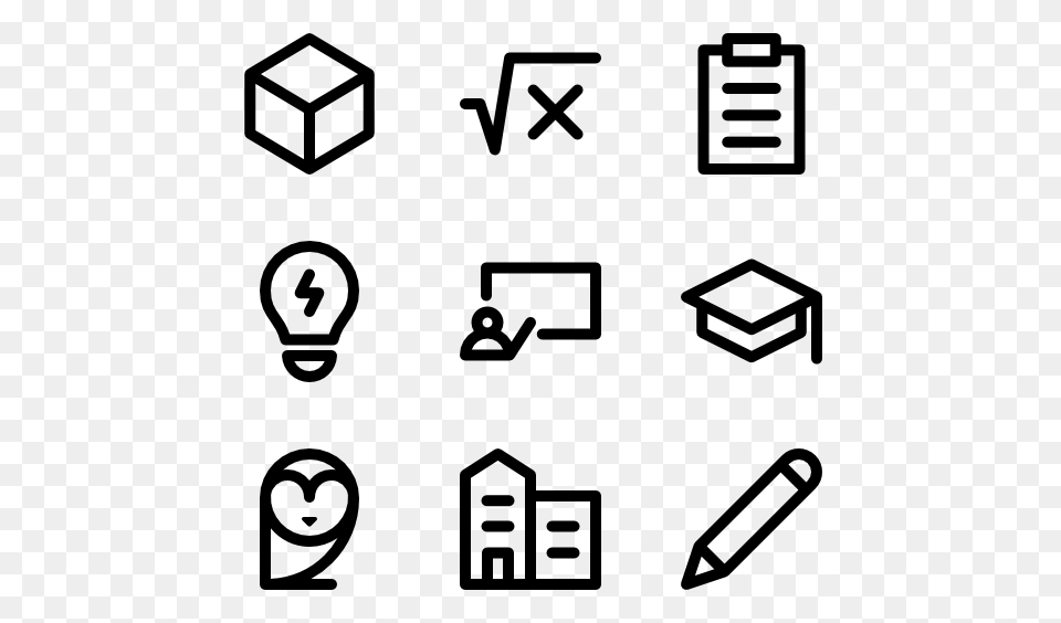 Teacher Icons, Gray Png Image