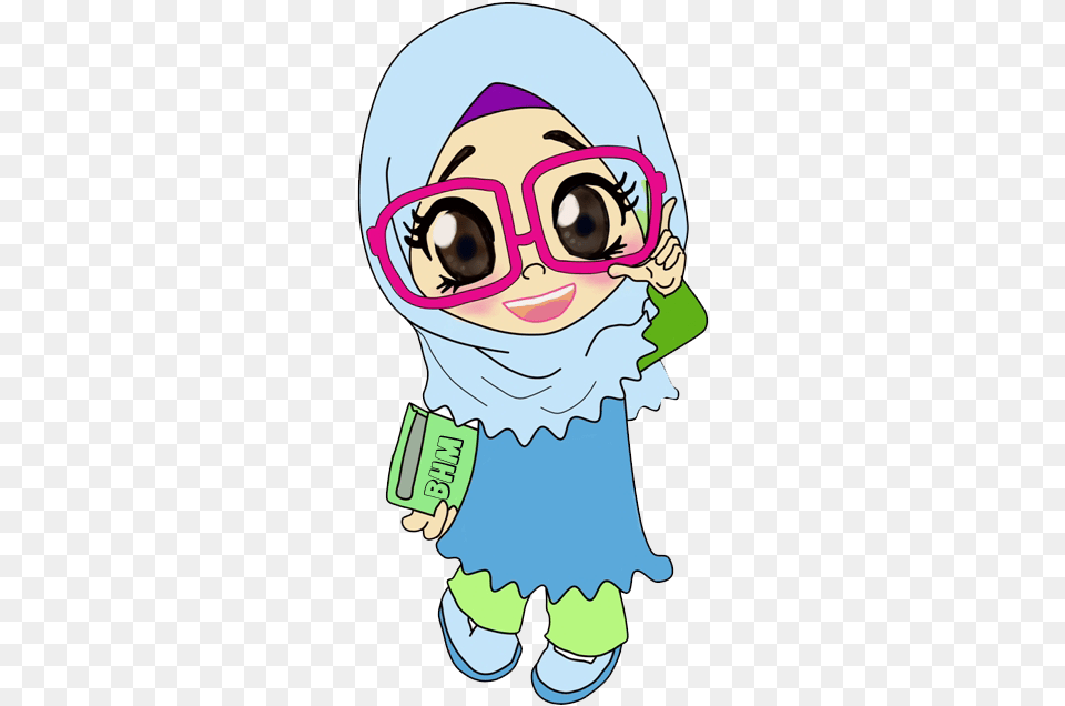 Teacher In Hijab Cartoon, Baby, Person Free Png