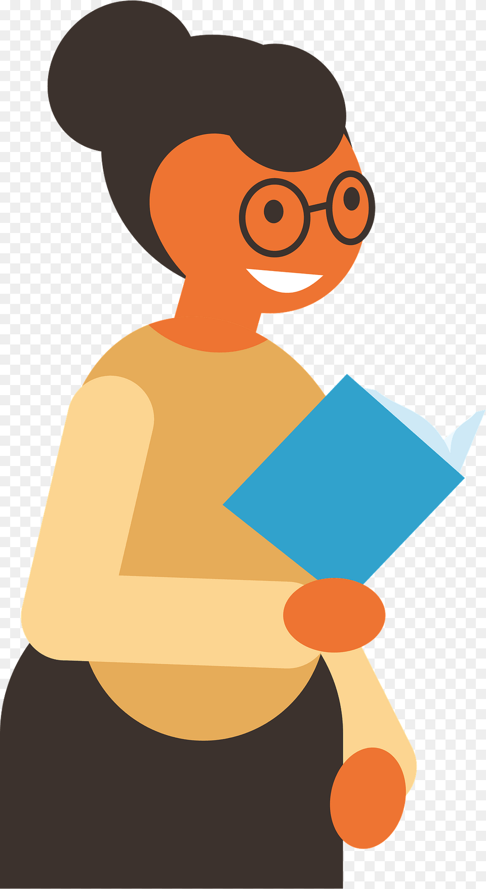 Teacher Is Reading Clipart, Person, Photography, Face, Head Free Png