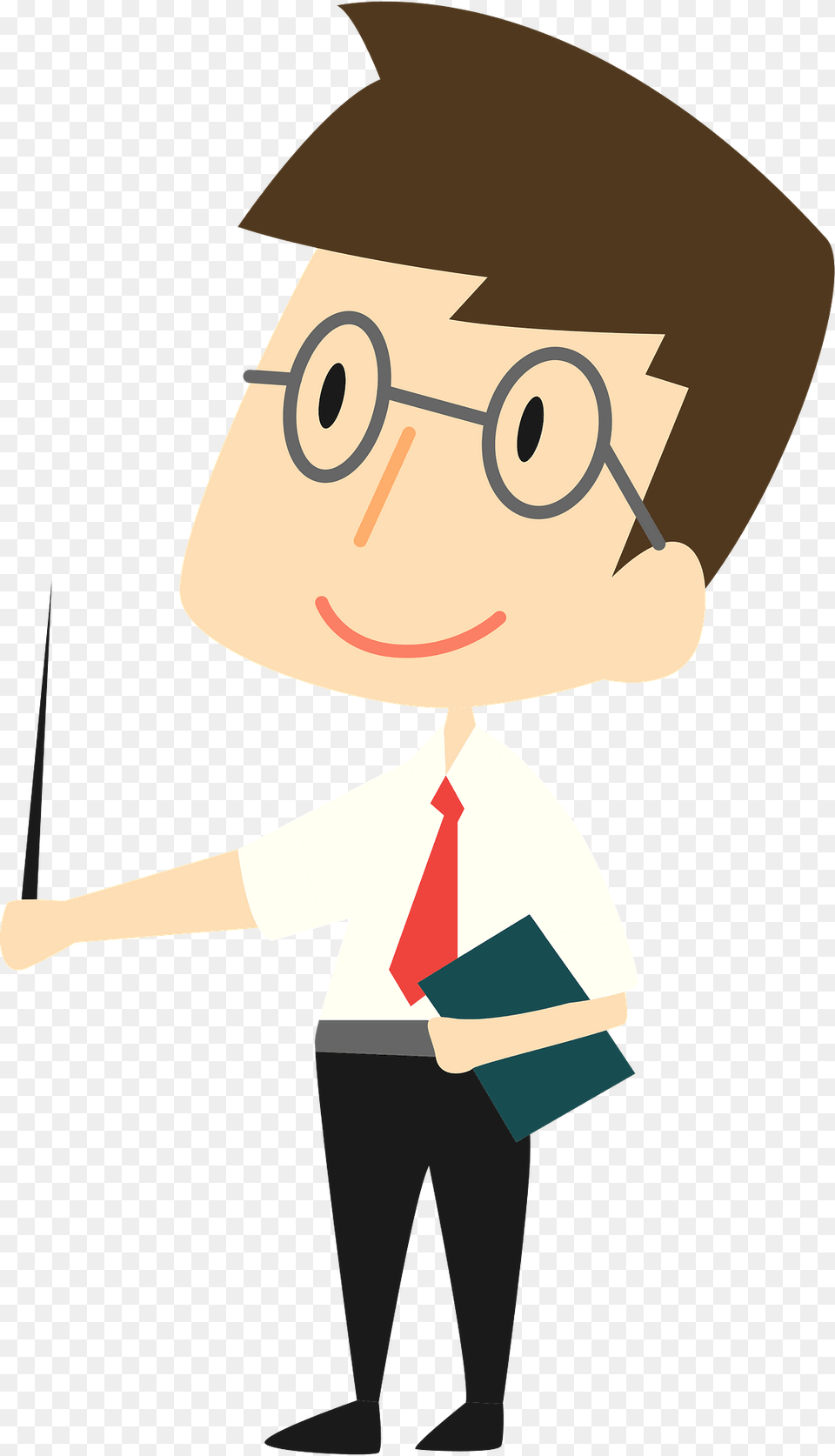 Teacher Man Clipart, People, Person, Accessories, Formal Wear Free Png