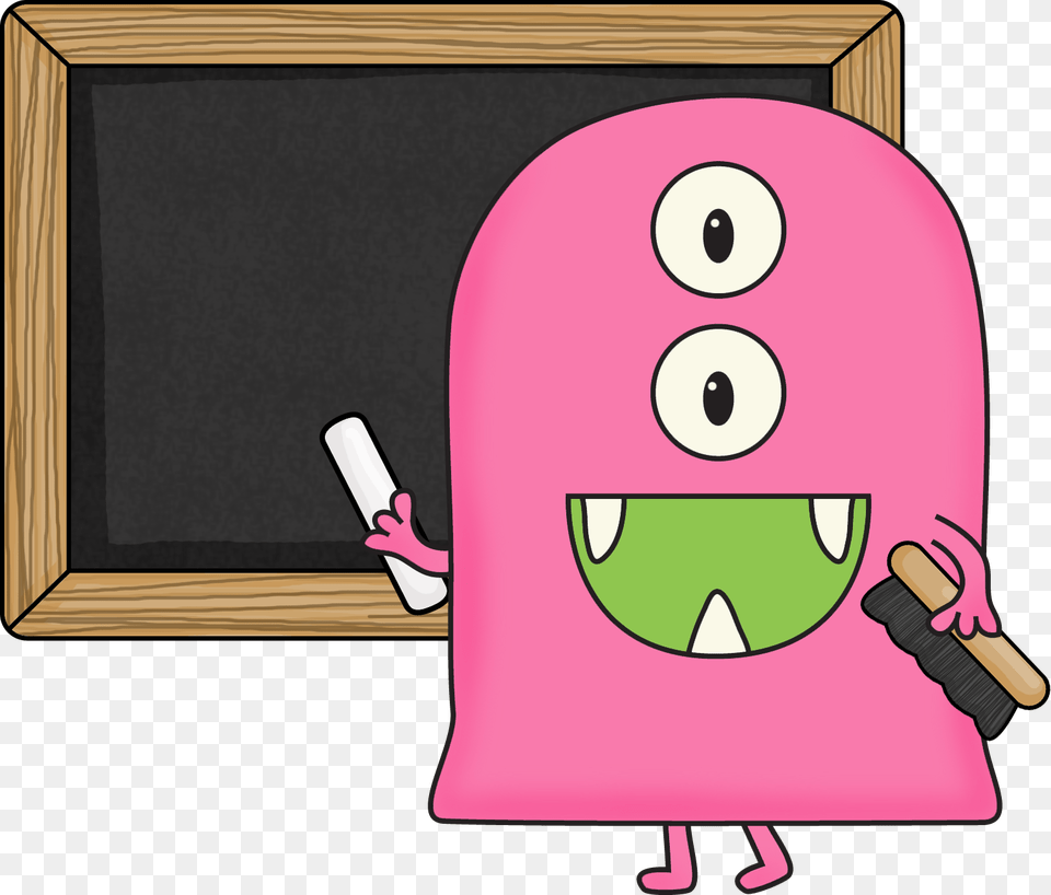 Teacher Monster Clip Art Monster Teacher Clip Art, Blackboard Free Transparent Png