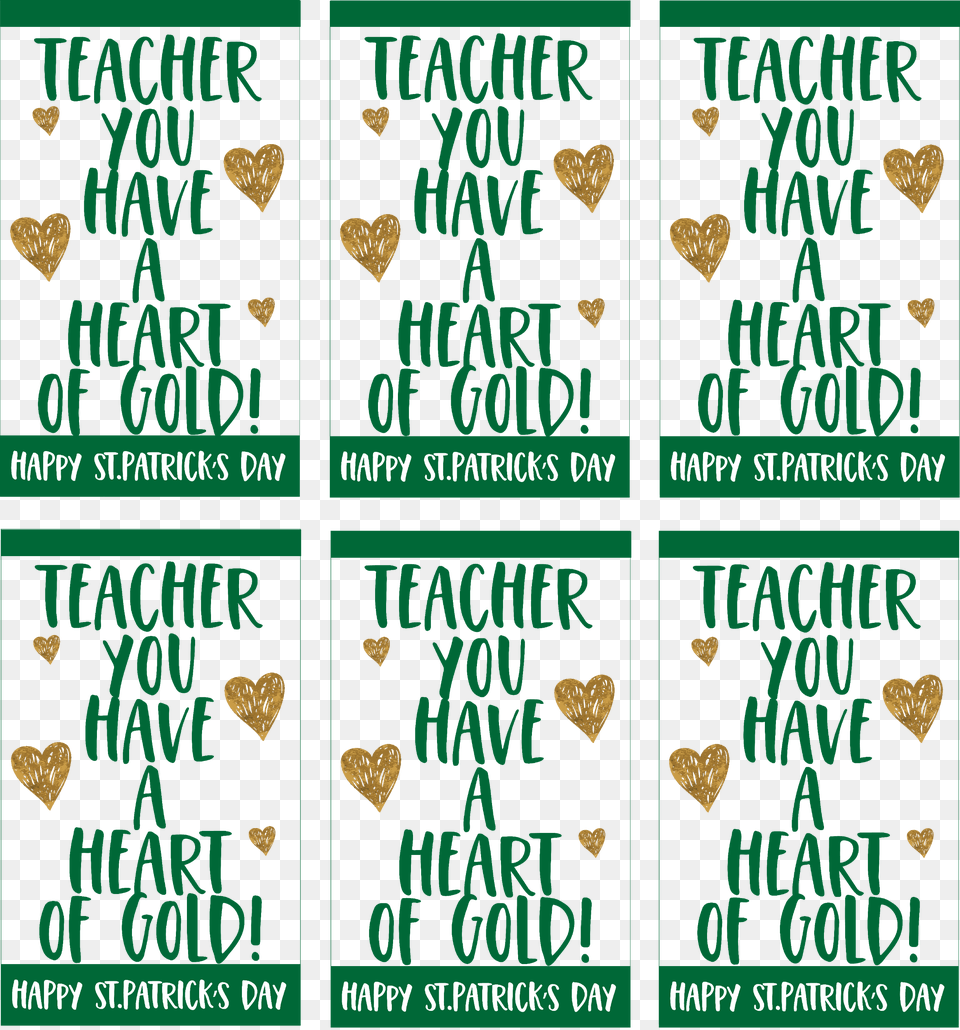 Teacher You Have A Heart Of Gold Gift Tags Teachers Day Gift Tag, Book, Publication, Text, Blackboard Png