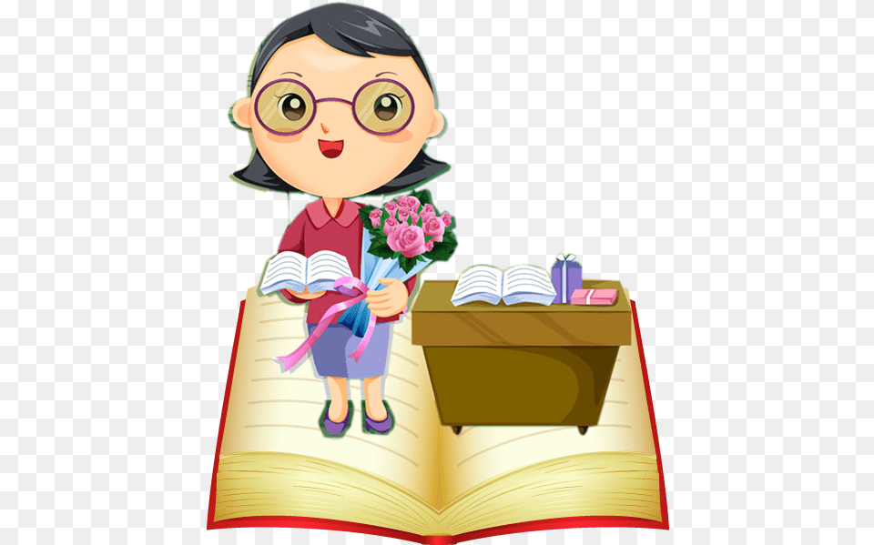 Teachers Day Student Clip Art Teachers Day Background, Reading, Publication, Book, Person Free Transparent Png
