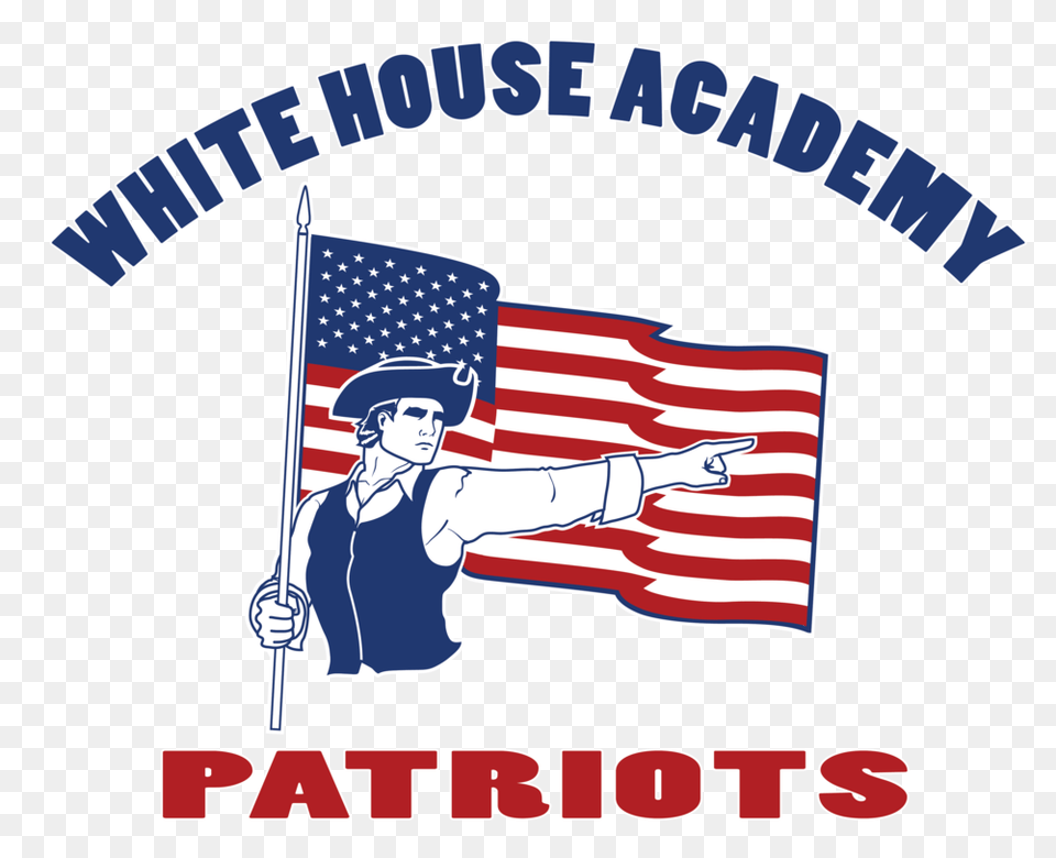 Teachers White House Academy, American Flag, Flag, Adult, Male Free Png Download