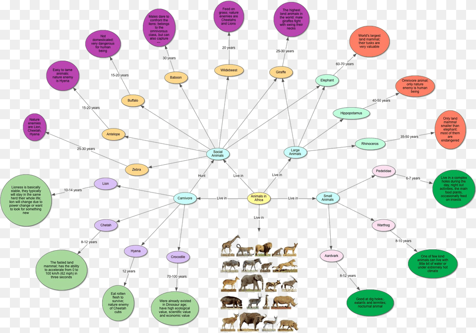 Teaching Concept Map Gambar Peta Konsep Balon, Chandelier, Lamp, Animal, Livestock Png Image