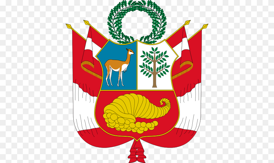 Teaching English In Peru Jobs News And Country Information Peru Coat Of Arms, Emblem, Symbol, Animal, Antelope Png