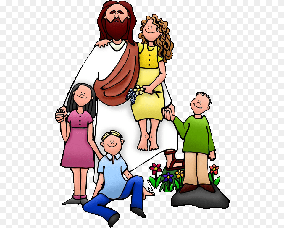 Teaching Of Jesus About Little Children Clip Art Children And Jesus Clip Art, Publication, Book, Comics, Adult Png