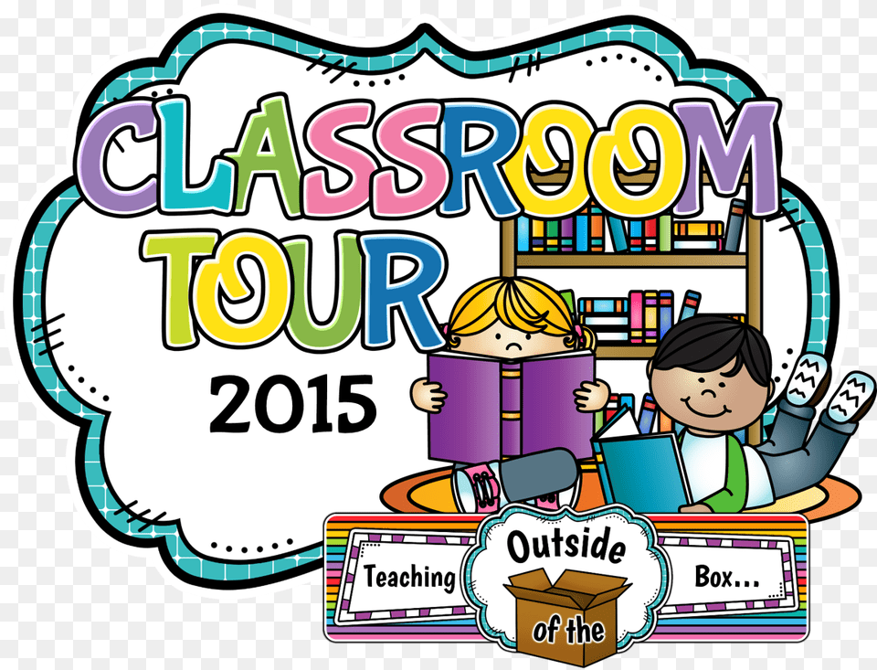 Teaching Outside Of The Box Classroom Tour, Reading, Book, Publication, Comics Png