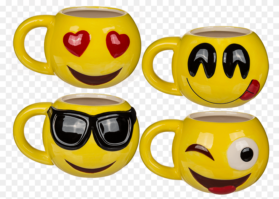 Teacup Mug Ceramic Gift Emoji Hd Image Clipart Hrnek Smajlk, Cup, Pottery, Beverage, Coffee Free Transparent Png