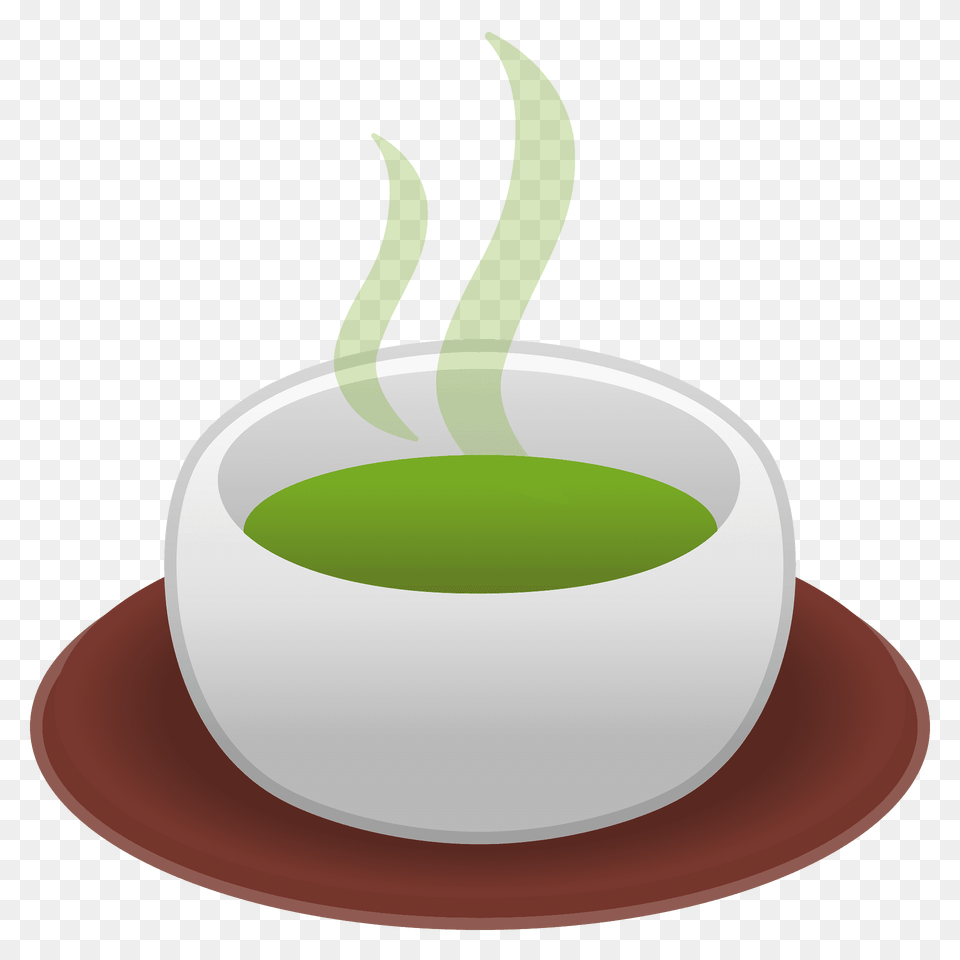 Teacup Without Handle Emoji Clipart, Beverage, Tea, Herbal, Plant Png