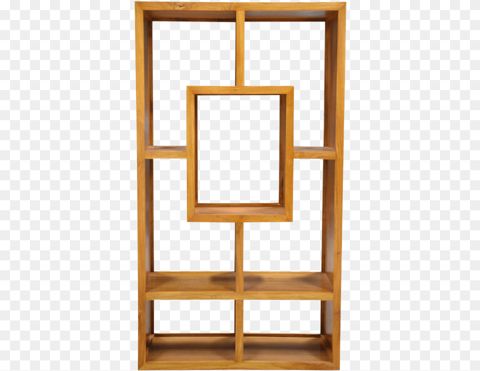 Teak Centerpiece Bookshelf Picture Frame, Shelf, Wood, Furniture, Blackboard Free Transparent Png
