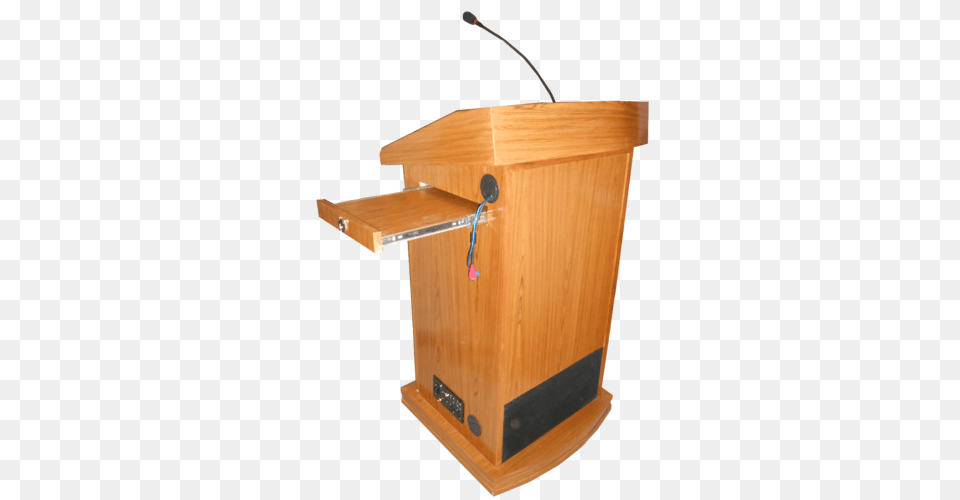Teak Plywood With Natural Polish Finish Wooden Podium With Inbuilt, Audience, Crowd, Person, Speech Free Transparent Png