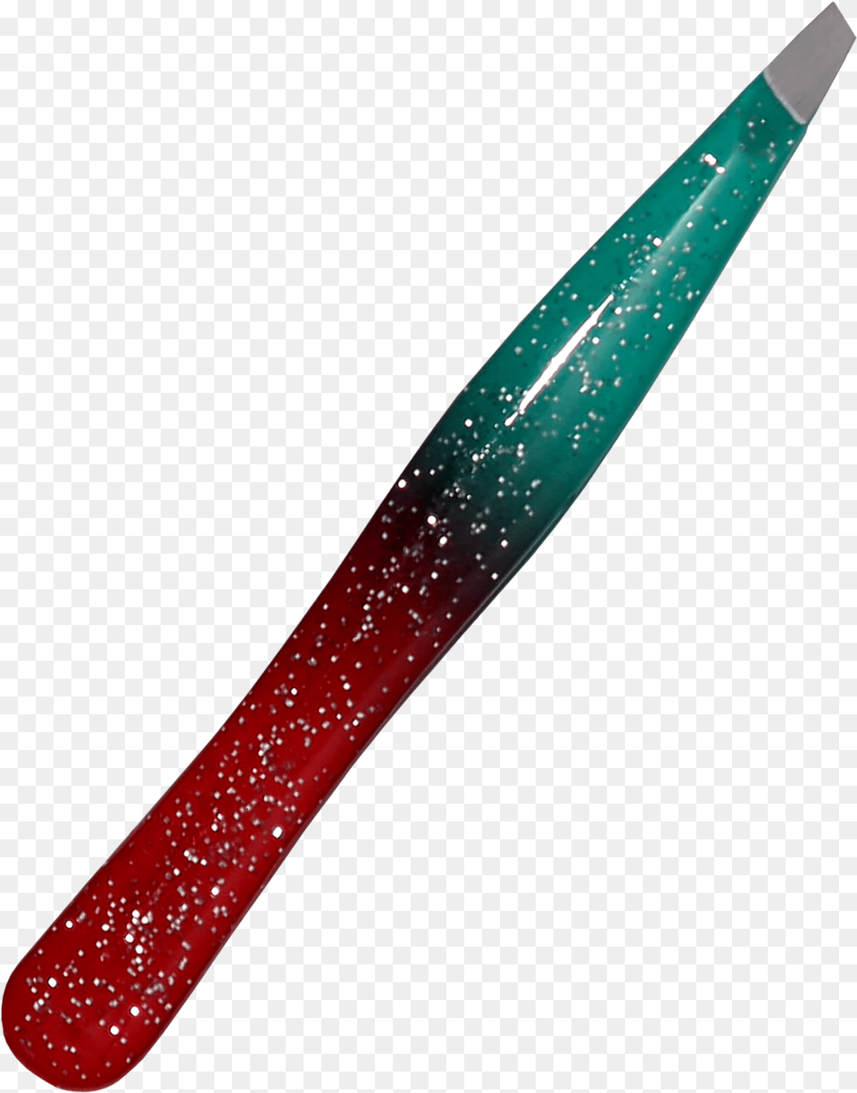 Teal And Red Sparkle Automotive Decal, Blade, Dagger, Knife, Weapon Png