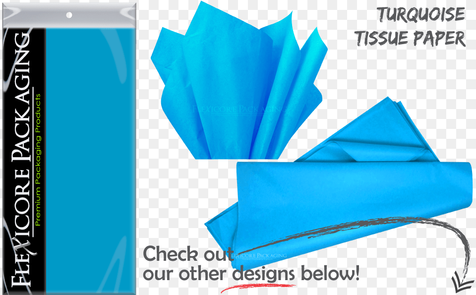 Teal Aqua Turquoise Bright Solid Gift Wrap Paper Tissue Pink Paper Tissue In Black Gift Bags, Towel, Paper Towel Free Transparent Png