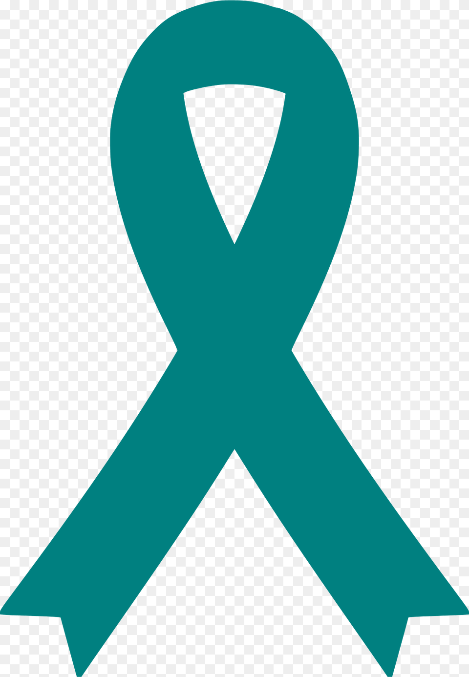 Teal Awareness Ribbon Icon 2 Clipart, Alphabet, Ampersand, Symbol, Text Png