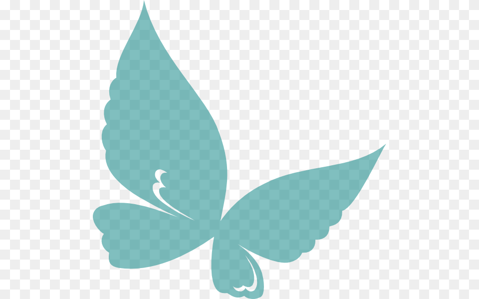 Teal Butterfly Clip Art, Leaf, Plant, Animal, Fish Free Png