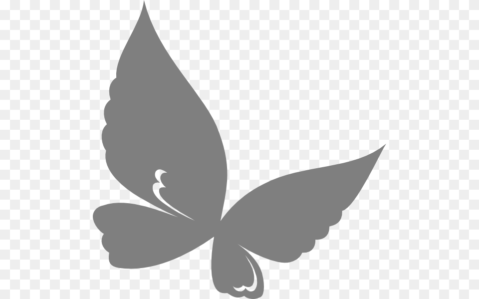 Teal Butterfly Clipart, Silhouette, Stencil, Leaf, Plant Free Png Download