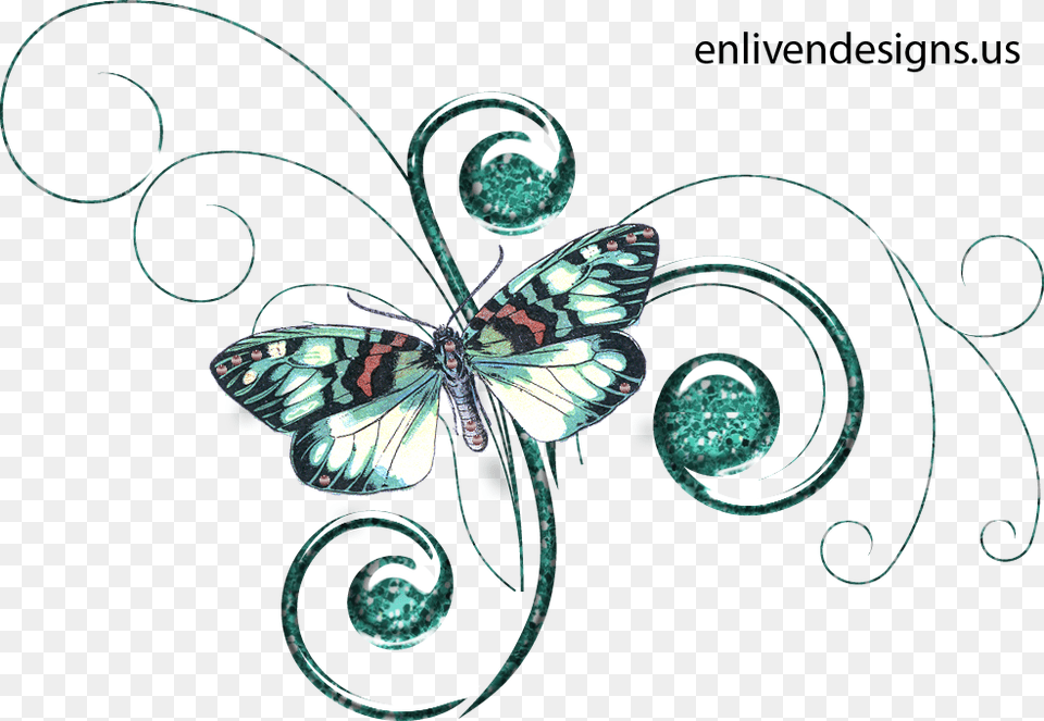 Teal Butterfly Glitt Scrapbook Embellishments Download, Art, Collage, Graphics, Floral Design Free Transparent Png
