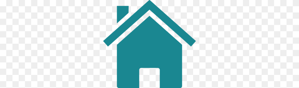 Teal Clipart House, Dog House, Den, Indoors, Kennel Png