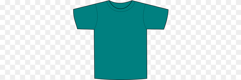 Teal Clipart T Shirt Teal T Shirt Clipart, Clothing, T-shirt Png