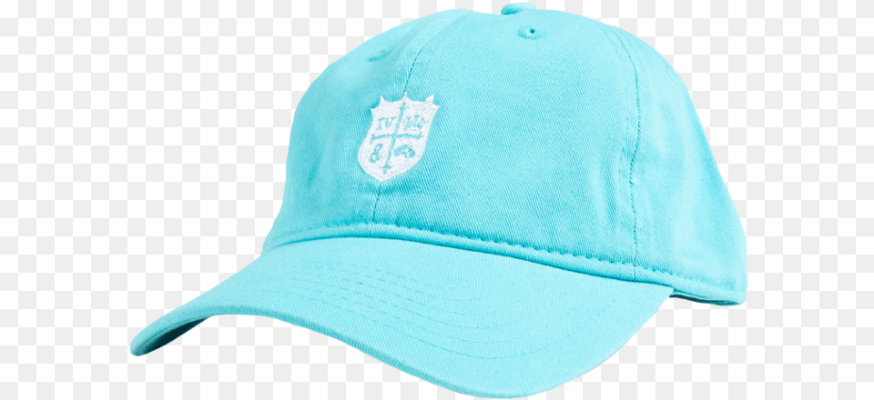 Teal Crest Dad Hat For Baseball, Baseball Cap, Cap, Clothing, Person Png Image