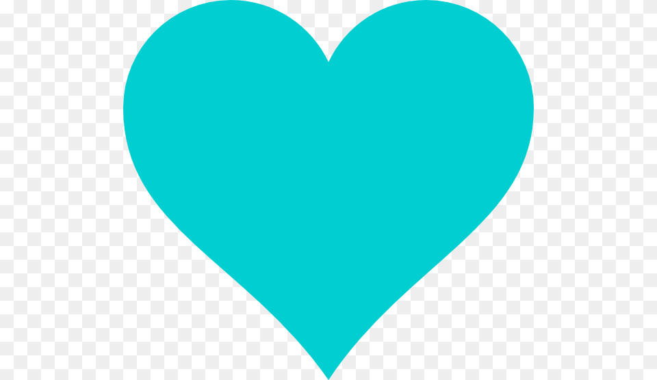 Teal Heart Clipart, Balloon Png Image