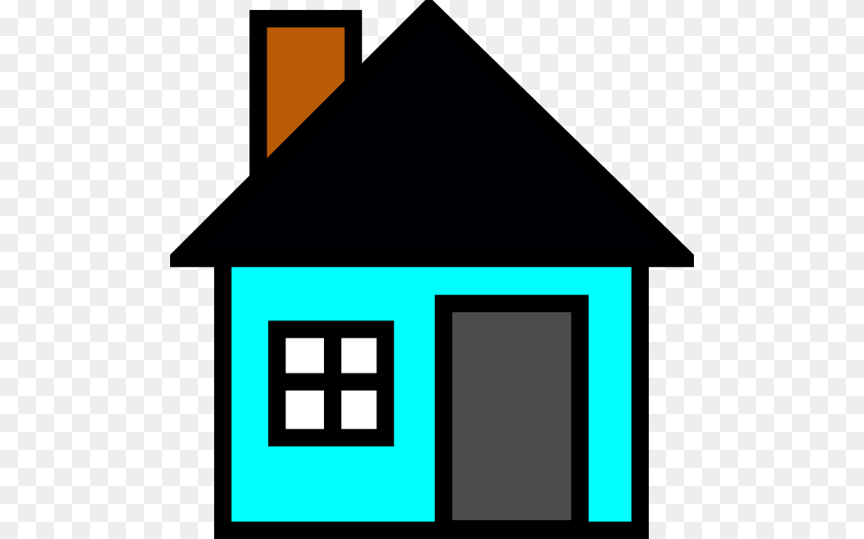 Teal House Clip Art, Architecture, Rural, Outdoors, Nature Free Png
